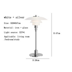 Lampe de table scandinave LED à variateur, quatre coloris
