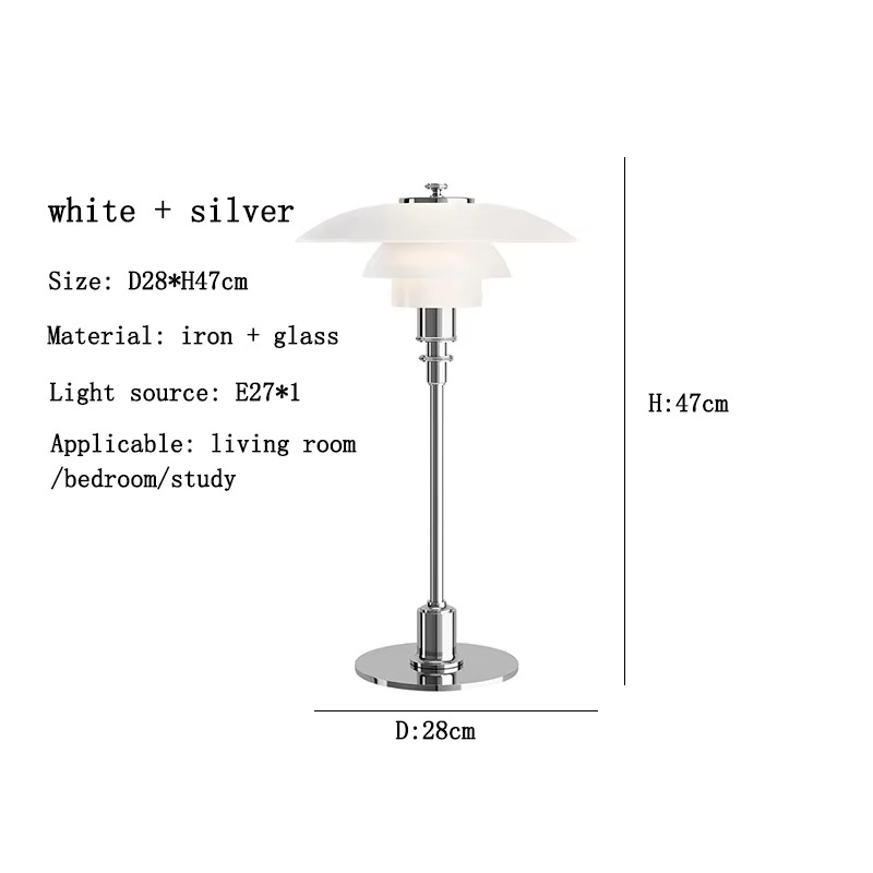 Lampe de table scandinave LED à variateur, quatre coloris