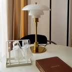 Lampe de table scandinave LED à variateur, quatre coloris