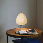 Lampe à poser en papier de riz imprimé, esprit japonais, 47 x 28 cm