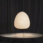 Lampe à poser en papier de riz imprimé, esprit japonais, 47 x 28 cm