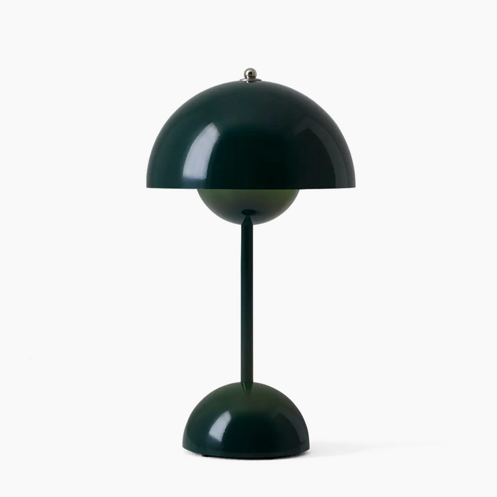 Lampe de table LED sans fil esprit années 60, huit coloris