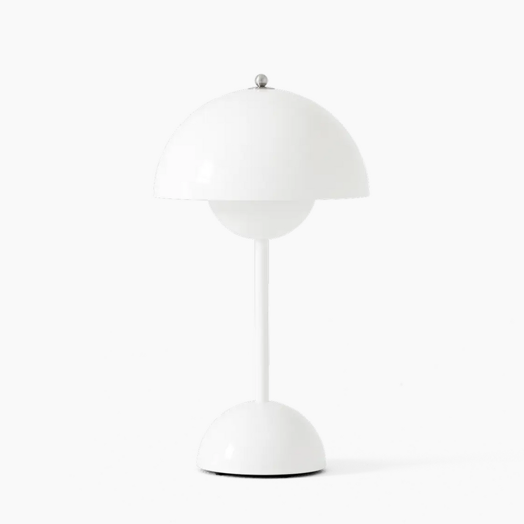 Lampe de table LED sans fil esprit années 60, huit coloris