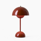 Lampe de table sans fil rechargeable, LED 3W, 30 cm, sept coloris, brun rougeâtre