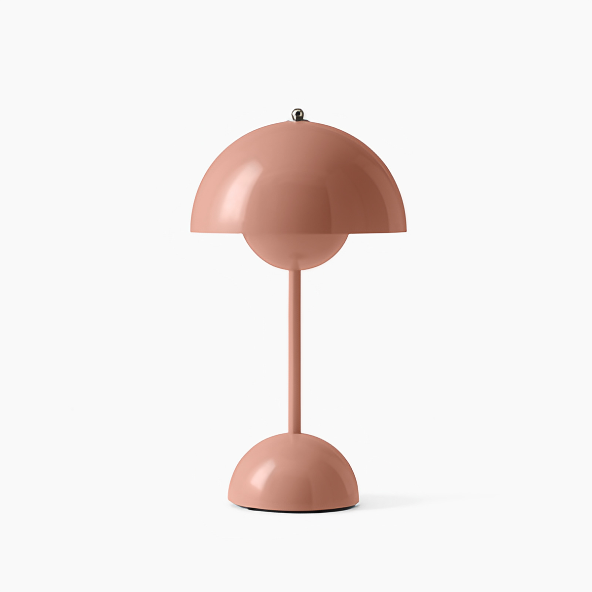 Lampe de table sans fil rechargeable, LED 3W, 30 cm, sept coloris, beige et rouge