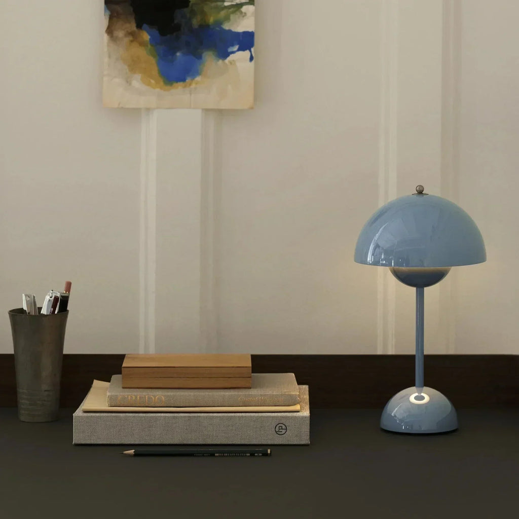 Lampe de table sans fil rechargeable, LED 3W, 30 cm, sept coloris