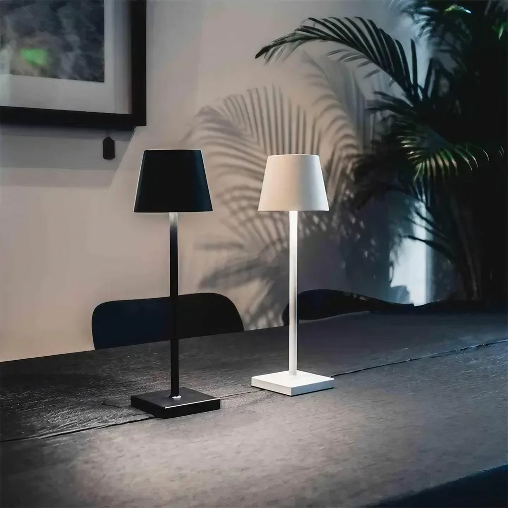 Lampe de table LED sans fil en aluminium, batterie 5200 mAh