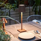 Lampe de table LED sans fil en aluminium, batterie 5200 mAh