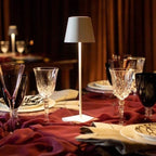 Lampe de table LED sans fil en aluminium, batterie 5200 mAh