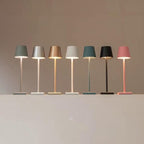 Lampe de table LED sans fil en aluminium, batterie 5200 mAh