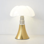 Lampe de table LED rétro, trois teintes de lumière, 10 W, doré