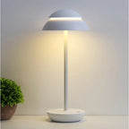Lampe de table scandinave en aluminium, batterie 4000 mAh, blanc