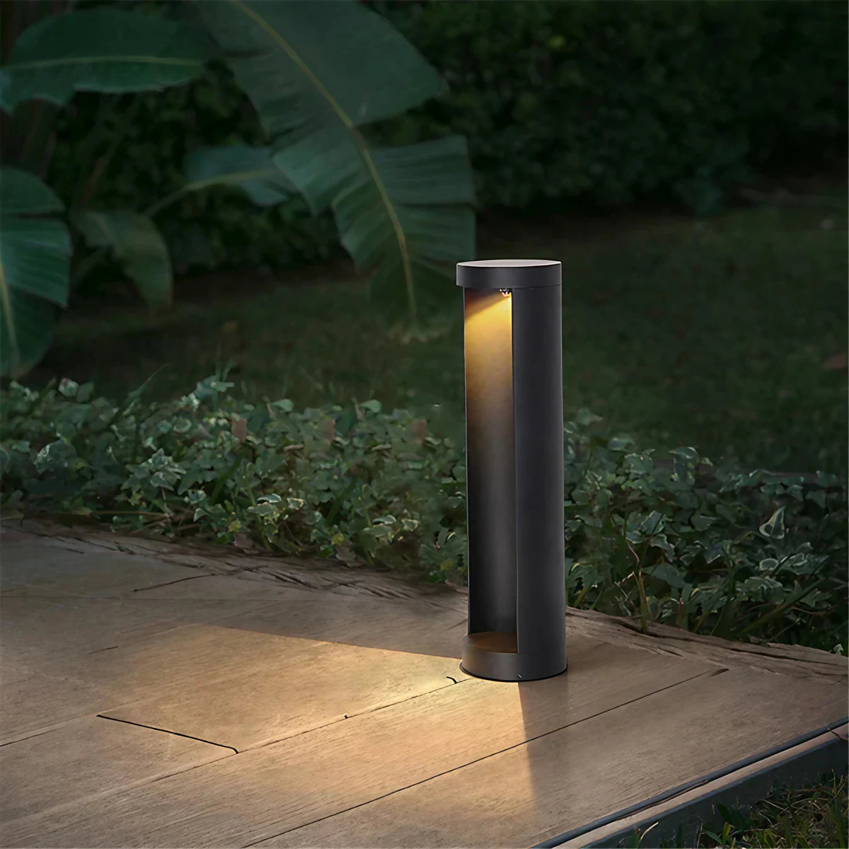 Borne lumineuse extérieure LED IP65 avec piquet, quatre hauteurs