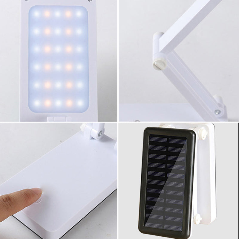 Lampe solaire LED pliable pour l'extérieur et le camping