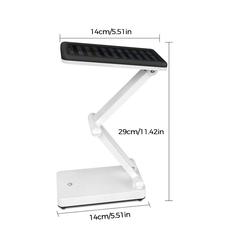 Lampe solaire LED pliable pour l'extérieur et le camping