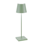 Lampe de table LED sans fil étanche en aluminium, 38 cm, vert