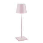 Lampe de table LED sans fil étanche en aluminium, 38 cm, rose