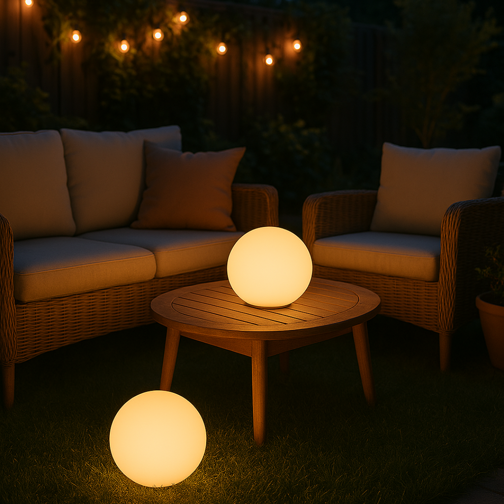 Lampe boule LED sans fil, 16 couleurs, avec télécommande