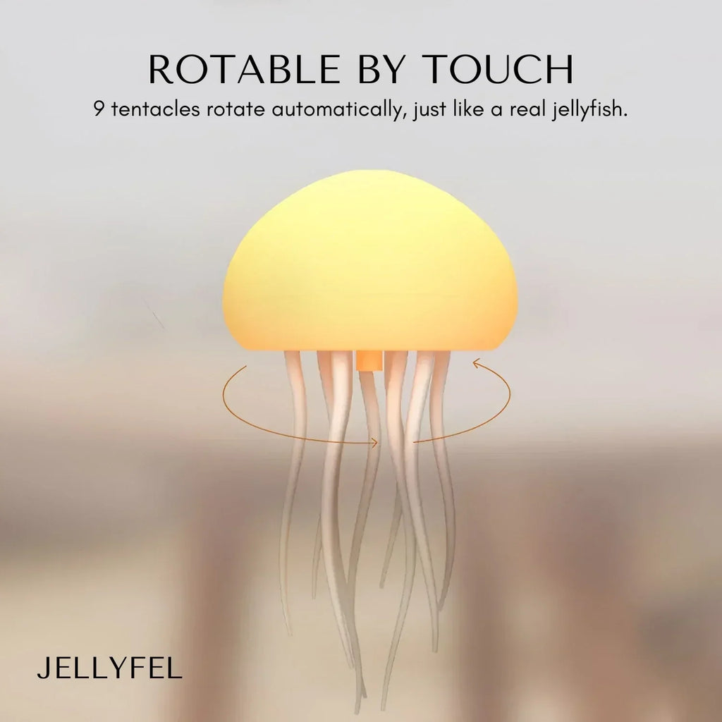 Lampe méduses LED avec télécommande, lumière multicolore