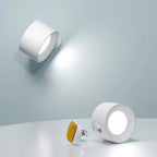 Applique murale LED sans fil adhésive, rechargeable par USB, blanc