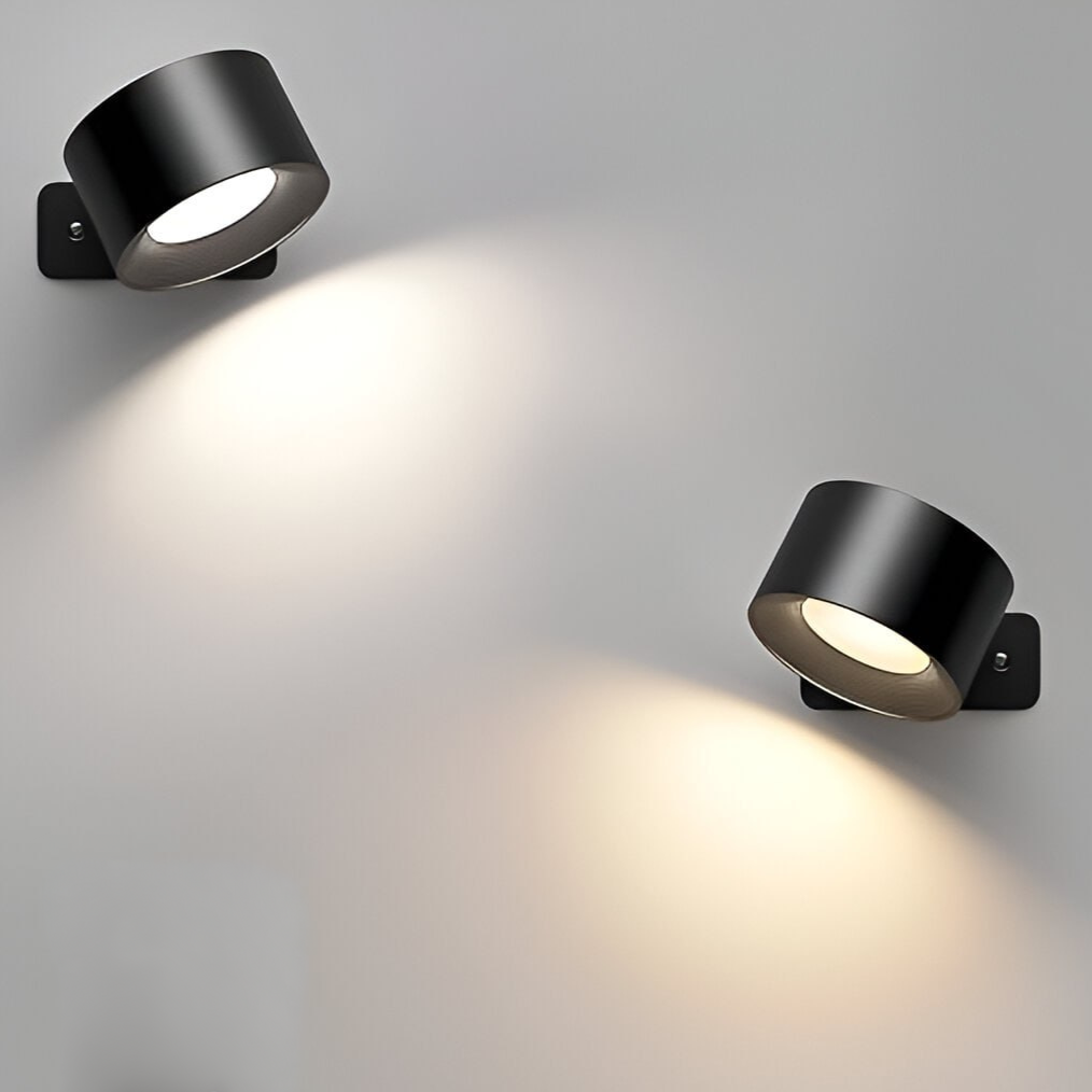 Applique murale LED sans fil adhésive à piles, 20 cm