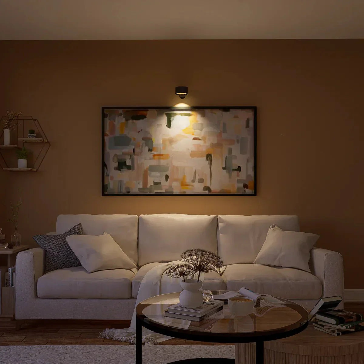 Applique murale LED sans fil, rechargeable, fixation aimantée