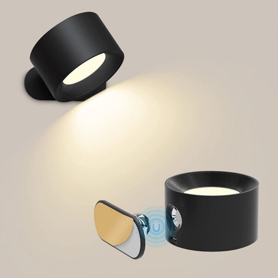 Applique murale LED sans fil, rechargeable, fixation aimantée