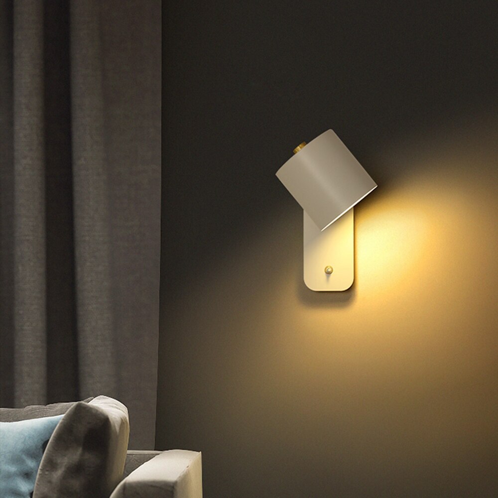 Lampe murale LED sans fil à détecteur de mouvement, rechargeable