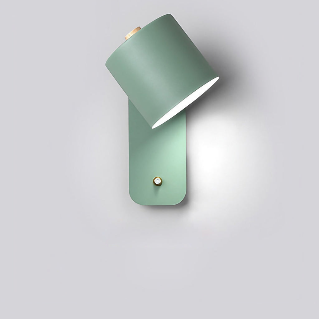 Lampe murale LED sans fil à détecteur de mouvement, rechargeable, vert