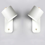 Lampe murale LED sans fil à détecteur de mouvement, rechargeable, lot de 2, blanc