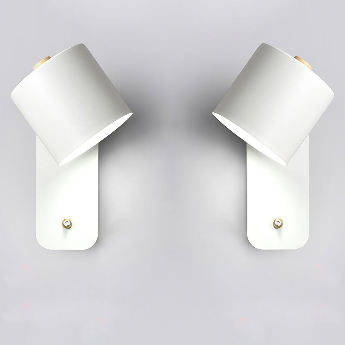 Lampe murale LED sans fil à détecteur de mouvement, rechargeable, lot de 2, blanc