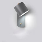 Lampe murale LED sans fil à détecteur de mouvement, rechargeable, gris