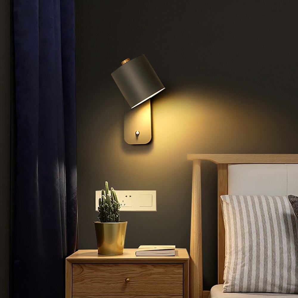 Lampe murale LED sans fil à détecteur de mouvement, rechargeable