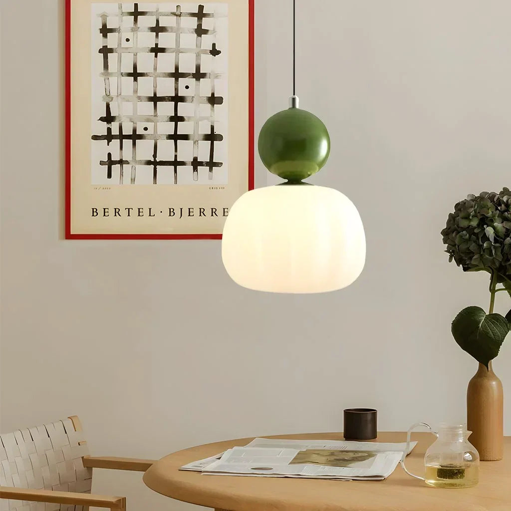 Suspension Art déco, une ou trois têtes, douille G9