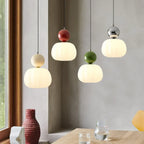 Suspension Art déco, une ou trois têtes, douille G9