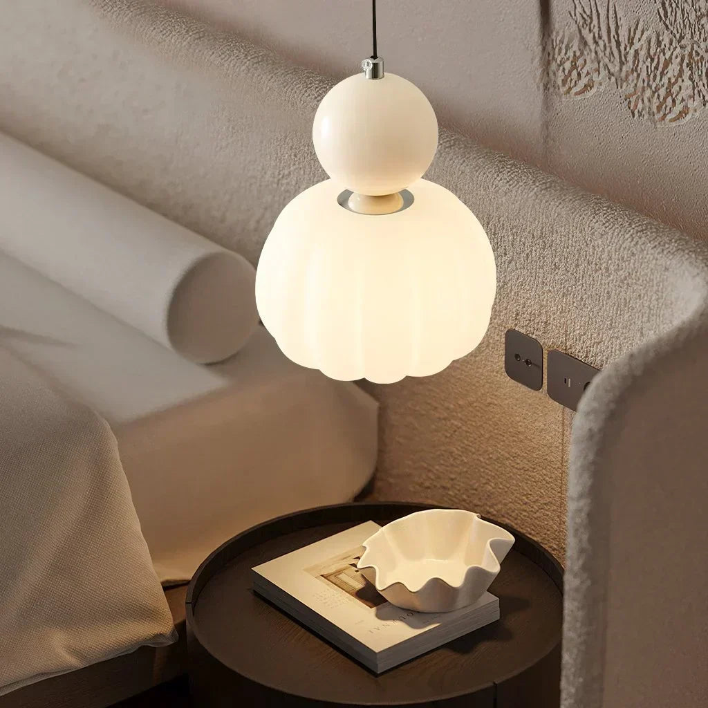 Suspension Art déco, une ou trois têtes, douille G9