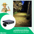 Lampe solaire extérieur à détecteur de mouvement, étanche IP65