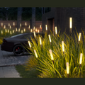 Lampe solaire LED de jardin à planter, étanche IP65, blanc chaud