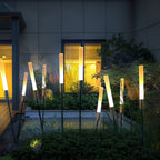 Lampe solaire LED de jardin à planter, étanche IP65, blanc chaud