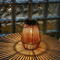 Lampe solaire d'extérieur style vintage, LED blanc chaud