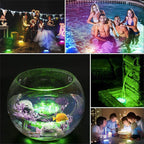 Lampe LED immergeable IP68 avec télécommande, 16 couleurs