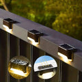 Lot de 2 appliques solaires LED murales pour jardin, IP65