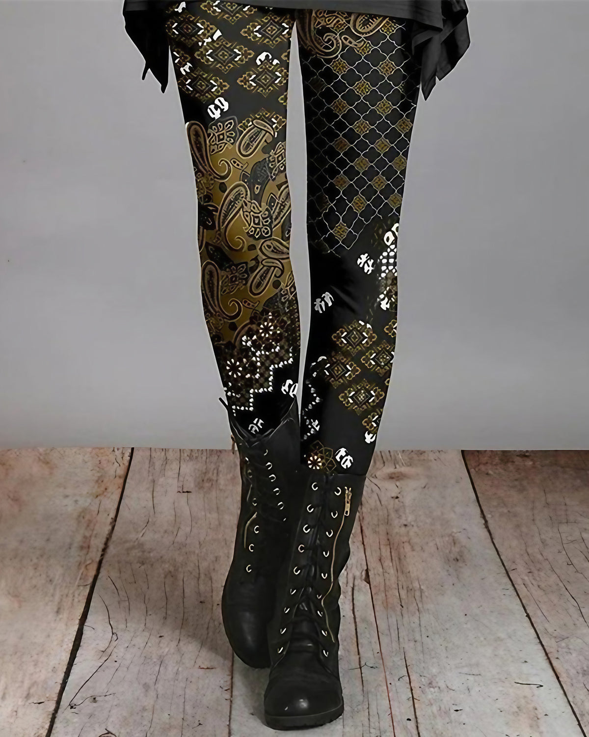 Legging femme à motifs ethniques rétro, quatre modèles, S au 5XL