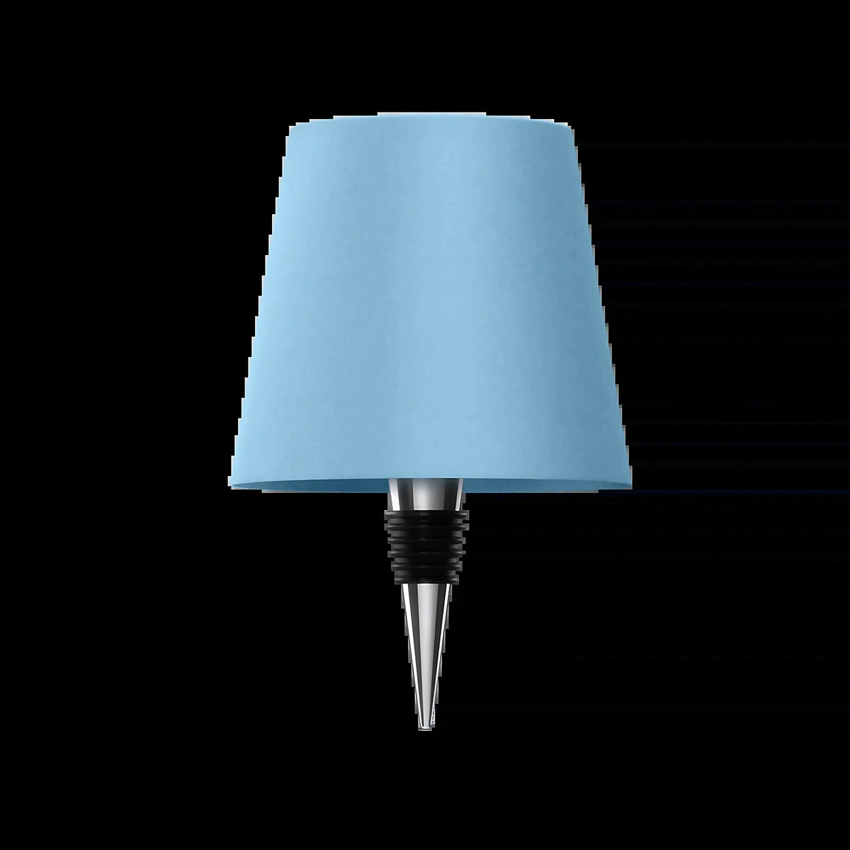 Lampe sans fil à poser sur une bouteille, rechargeable USB-C, bleu clair