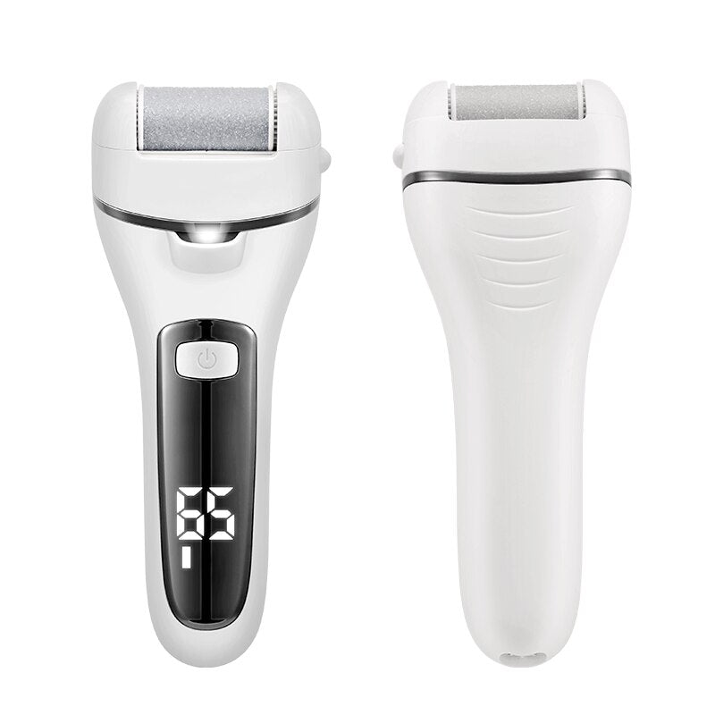 Râpe électrique pour les pieds, 3 têtes, 2 vitesses, rechargeable