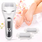 Râpe électrique pour les pieds, 3 têtes, 2 vitesses, rechargeable
