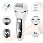 Râpe électrique pour les pieds, 3 têtes, 2 vitesses, rechargeable