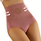 Lingerie gainante femme sans coutures, large ceinture, M au 2XL, rose