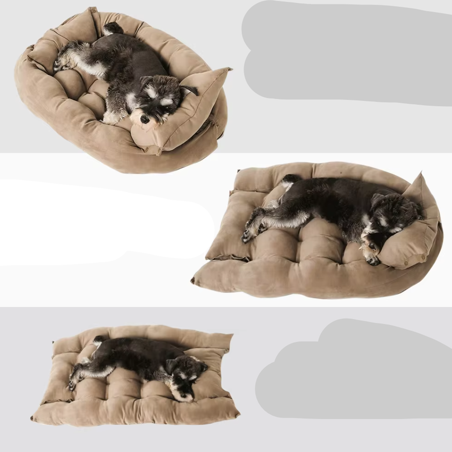 Panier pour chien à rebords, lavable en machine, du S au L