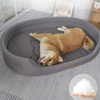Lit orthopédique pour chien à mémoire de forme, bords surélevés